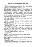 Diễn văn khai giang năm học 2009 - 2010