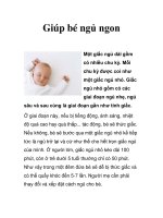 Giúp bé ngủ ngon pps