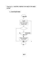 hệ thống điều khiển thiết bị từ xa và tự động quay số báo động thông qua mạng điện thoại, chương 12 pdf