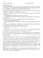 Ôn thi TN và ĐH chương HẠT NHÂN NGUYÊN TỬ