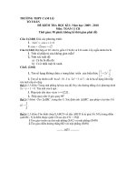 THỬ SỨC TRƯỚC KỲ THI