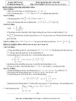 ĐỀ VÀ ĐÁP ÁN THI THỬ LẦN 1 THPT LÊLỢI