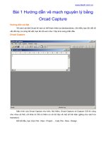 Bài 1: Hướng dẫn vẽ mạch nguyên lý bằng Orcad Capture potx