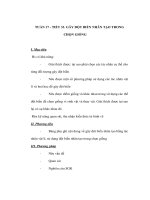 Giáo án Sinh học 9 - GÂY ĐỘT BIẾN NHÂN TẠO TRONG CHỌN GIỐNG pptx