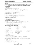 ON TAP TOAN 9 THI VAO THPT (Có hiệu quả)