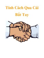 Tính Cách Qua Cái Bắt Tay ppt