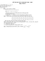 Đề thi toán 7 học kì 2 (dễ mà hay)