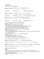 Ôn tập Học kì II toán 9