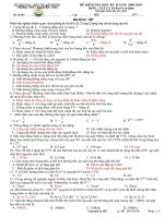 kiểm tra vật lý 10 ban cơ bản