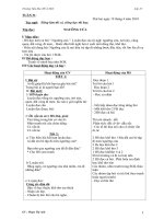 Giáo án tuan 31 lop 1- chuan KT-KN