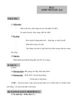 Giáo án Sinh học 10 nâng cao - AXIT NUCLIC (tt) ppsx