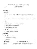 Sinh học 8 - TRAO ĐỔI CHẤT pdf
