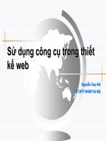 Sử dụng công cụ trong thiết kế web docx