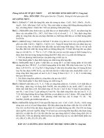 Đề thi Học sinh giỏi Hóa lớp 9 - Quy nhơn potx