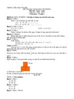 Đề +ĐA thi HSG toan 3