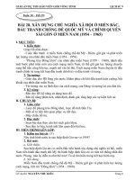 giáo án dự thi giáo viên giỏi vòng tỉnh