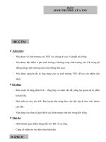 Giáo án Sinh học 10 nâng cao - SINH TRƯỞNG CỦA VSV docx