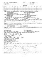 ktra chuong oxi-luu huynh(trac nghiem)