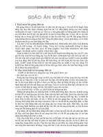 LÝ THUYẾT GIÁO ÁN ĐIỆN TỬ