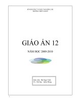 giáo án 12 tt - tu