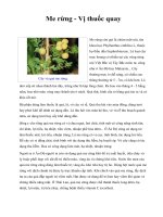 Me rừng - Vị thuốc quay ppt