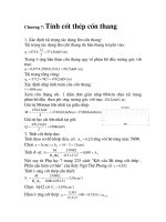 tính toán thiết kế công trình ( trụ sở Tổng công ty XNK xây dựng Việt Nam VINACONEX ), chương 7 potx