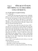 Phân tích chất lượng hoạt động cung cấp dịch vụ viễn thông, chương 2 potx