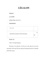 LÉGALON MADAUS c/o GALIEN viên bao 70 mg : hộp 40 viên. THÀNH PHẦN cho 1 viên 70 Quả pps