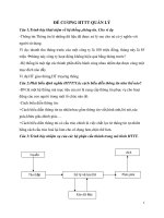 Đề cương hệ thống thông tin quản lý docx