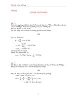 Tiểu luận cơ học chất lỏng docx