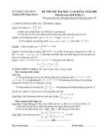 TUYEN TAP CAC DE THI THU DAI HOC 2010