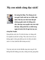 Mẹ con mình cùng đọc sách! pot