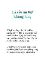 Cá sấu ăn thịt khủng long ppsx