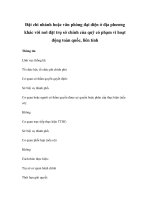 Đặt chi nhánh hoặc văn phòng đại diện ở địa phương khác với nơi đặt trụ sở chính của quỹ có phạm vi hoạt động toàn quốc, liên tỉnh docx