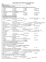 kiemtra mot tiet lan cuoi hk2 10 nc