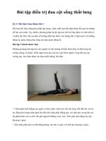 Bài tập điều trị đau cột sống thắt lưng docx