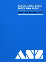 australia and new zealand banking group limited report and accounts 1978 anz