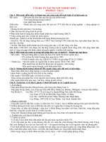 Đề cương ôn tập thi TN môn Địa lý