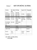 Thiết kế hệ thống xử lý ảnh video trên FPGA (CycloneII), chương 7 pdf