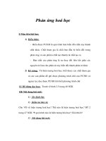 Giáo án Hoá 8 - Phản ứng hoá học ppsx