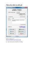 PHẦN MỀM NHẮN TIN FREE (TUYỆT)