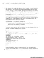 Tự học HTML và CSS trong 1 giờ - part 20 docx