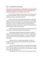 Đề cương môn công nghệ sinh học trong bảo vệ môi trường potx