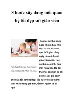 8 bước xây dựng mối quan hệ tốt đẹp với giáo viên Có một sự thật đáng pps