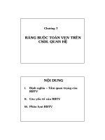 Chương 7: Ràng buộc toàn vẹn trên csdl quan hệ pptx