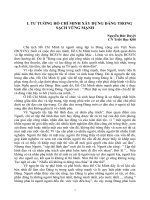 TƯ TƯỞNG HỒ CHÍ MINH XÂY DỰNG ĐẢNG TRONG SẠCH VỮNG MẠNH ppt