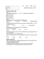 ĐỀ KIỂM TRA TOÁN KHỐI 9