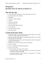 bài giảng  hướng dẫn sử dụng eviews