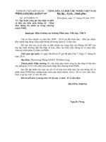 Công văn tập huấn phần mềm PMIS