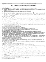 Ôn thi TN và ĐH chương LƯỢNG TỬ ÁNH SÁNG